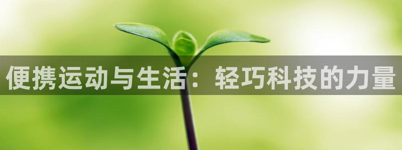 熊猫体育开户：便携运动与生活：轻巧科技的力量